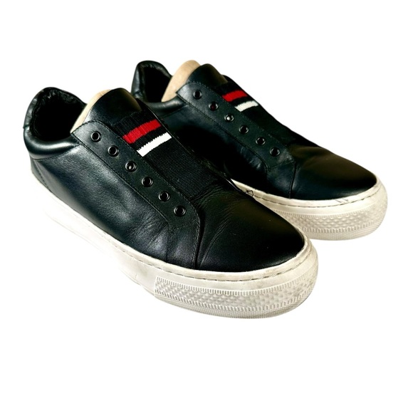 Bibi Lou Women’s Black Leather Trainers Sneakers US 9